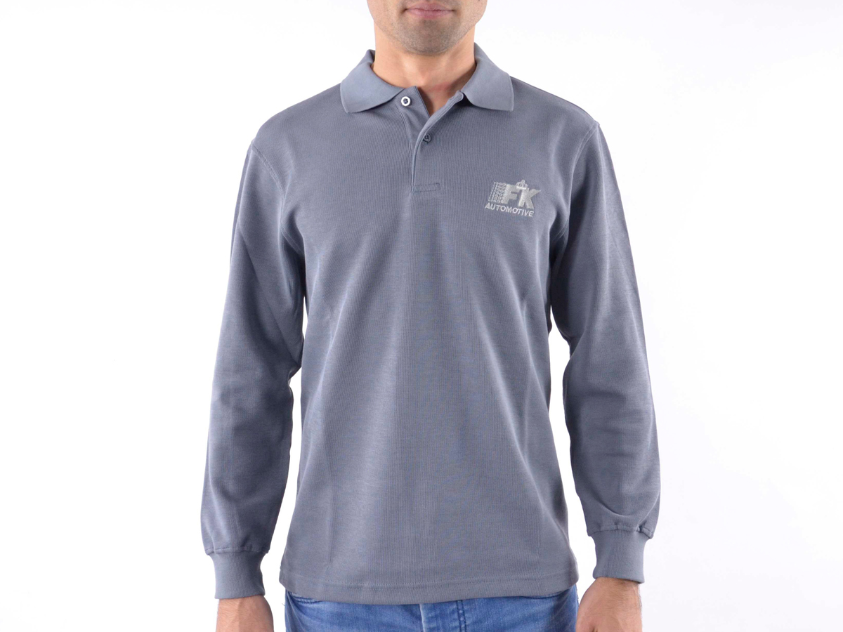 Poloshirt, Polo, Shirt, Top Modern, Klasse Design, grau Größe M