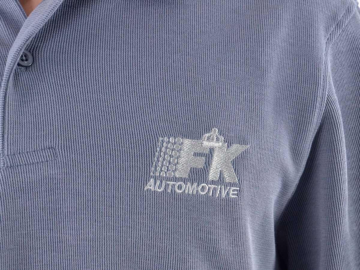 Poloshirt, Polo, Shirt, Top Modern, Klasse Design, grau Größe M – Bild 5