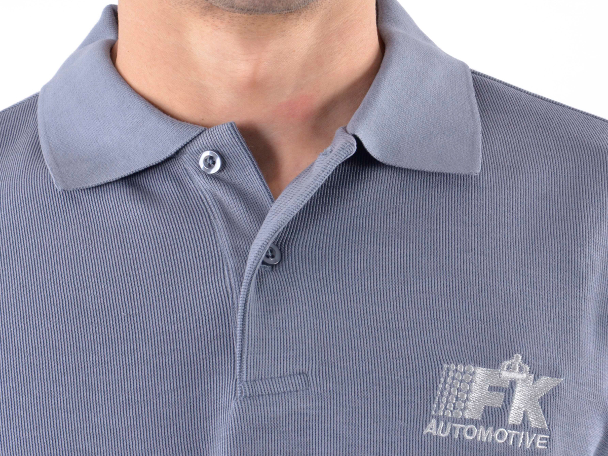 Poloshirt, Polo, Shirt, Top Modern, Klasse Design, grau Größe S – Bild 4