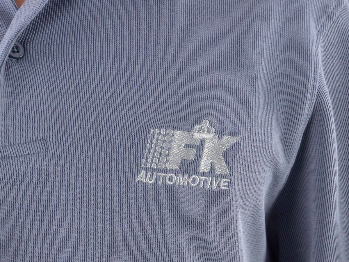 Poloshirt, Polo, Shirt, Top Modern, Klasse Design, grau Größe S – Bild 5