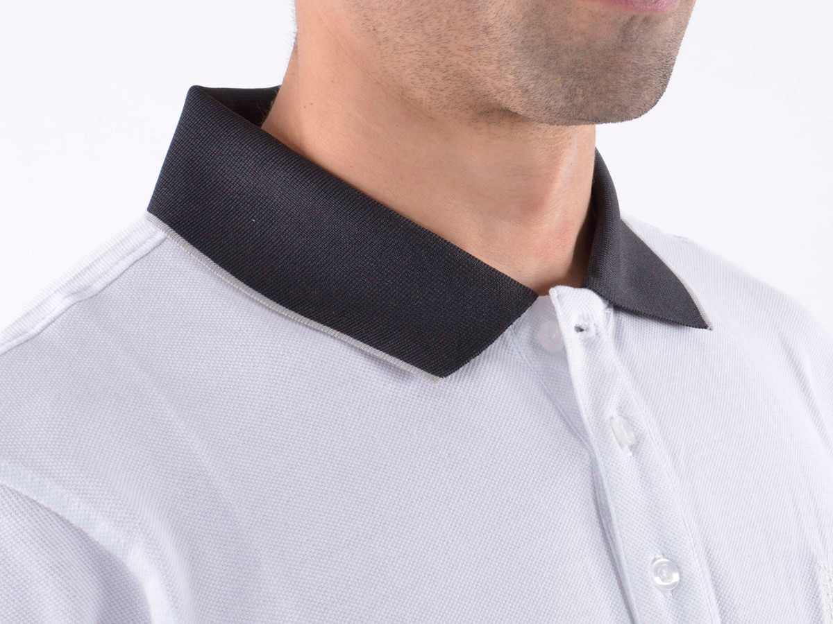 Poloshirt, Polo, Shirt, Top Modern, Klasse Design, weiß Größe S – Bild 3