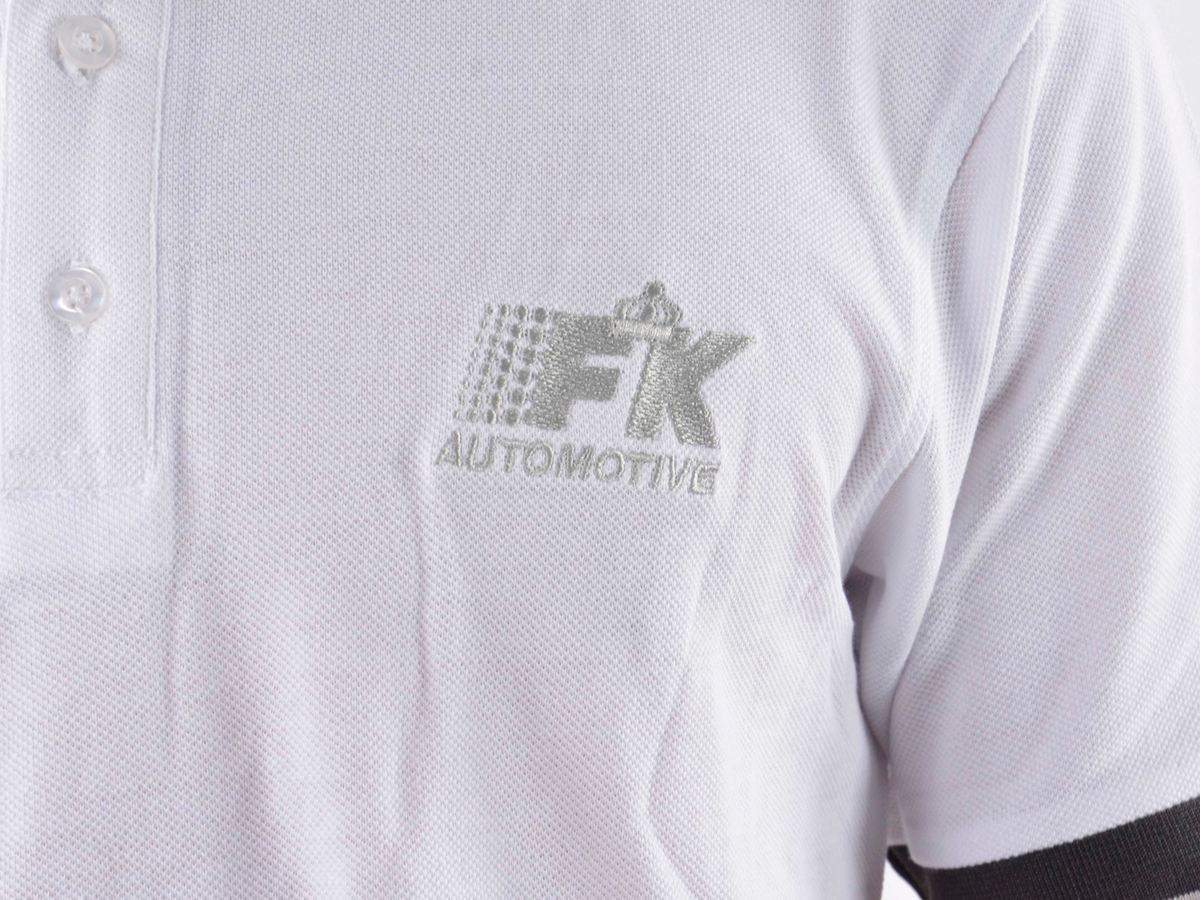 Poloshirt, Polo, Shirt, Top Modern, Klasse Design, weiß Größe S – Bild 5