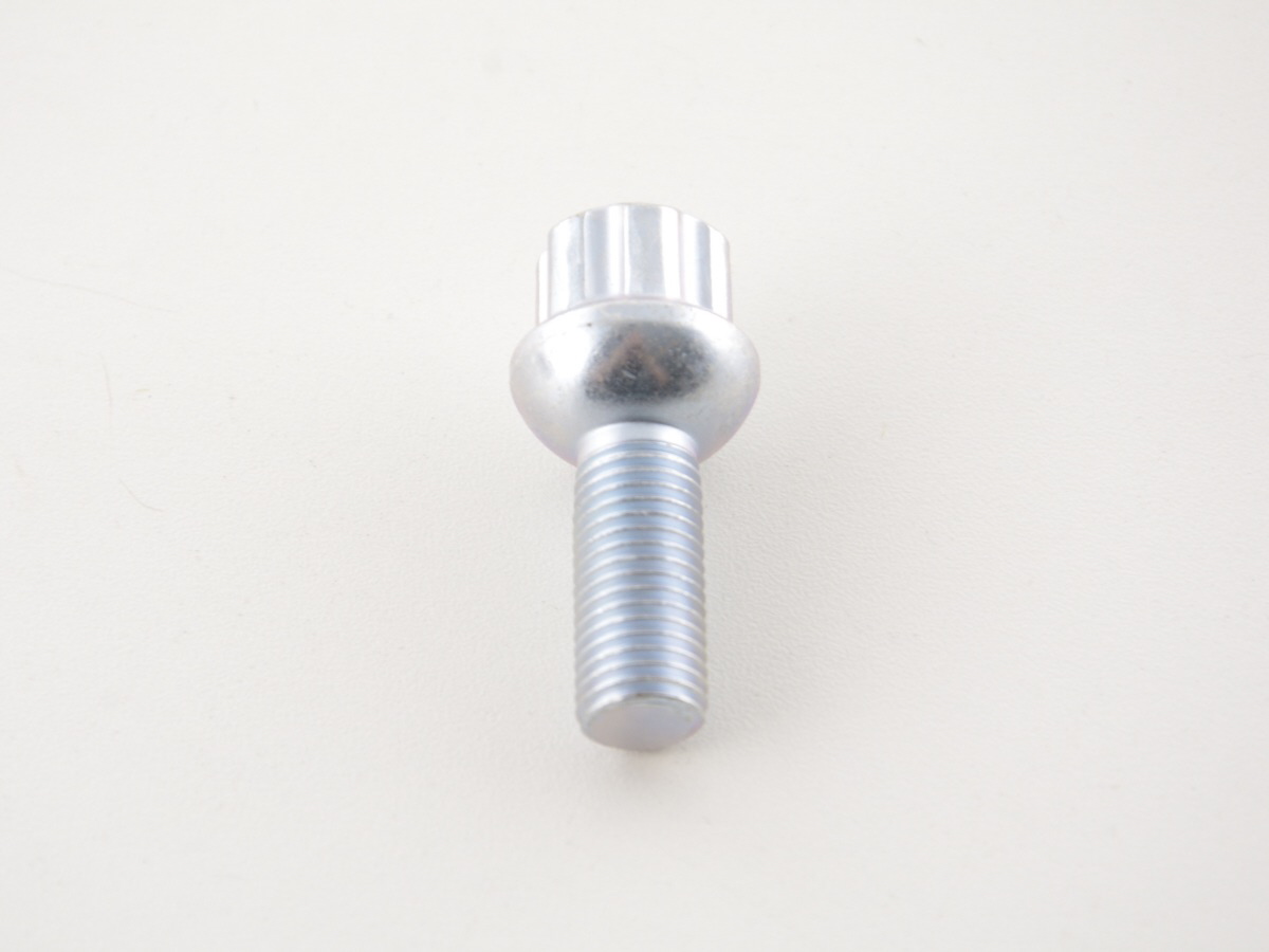 Radschrauben Set (10 Stk.) Schaftlänge 29mm Kugelbund silber M12x1,5 – Bild 3