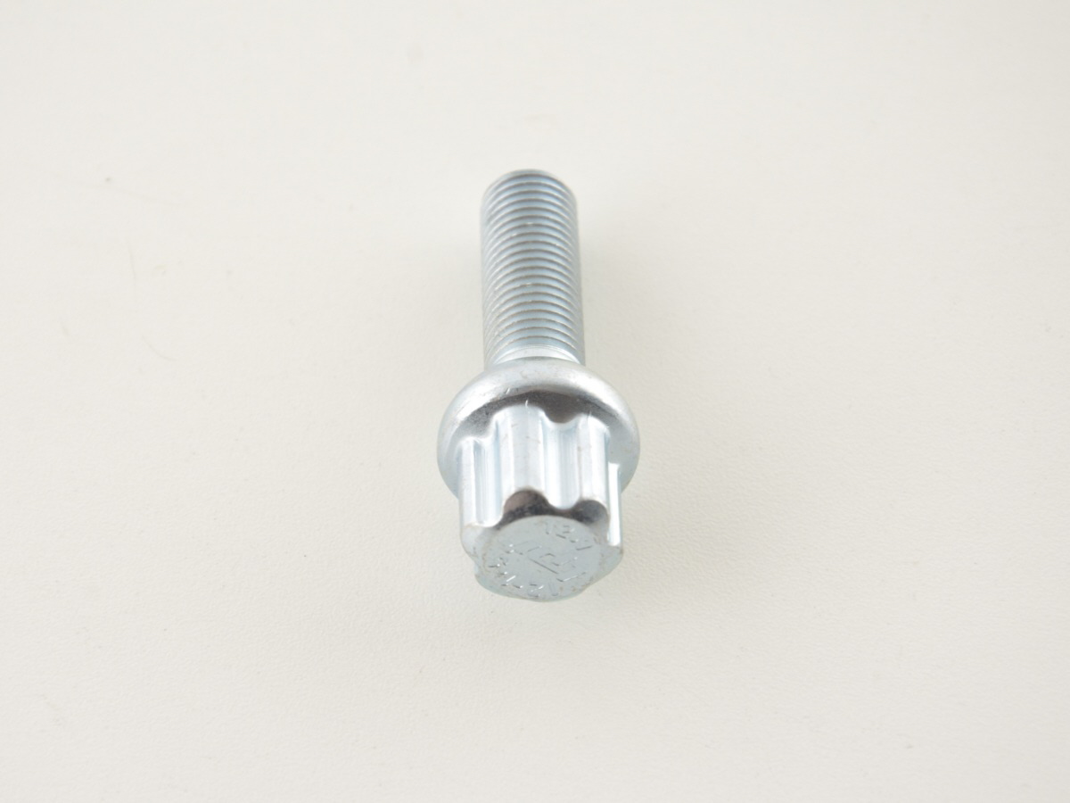 Radschrauben Set (10 Stk.) Schaftlänge 35mm Kugelbund silber M12x1,5 – Bild 4