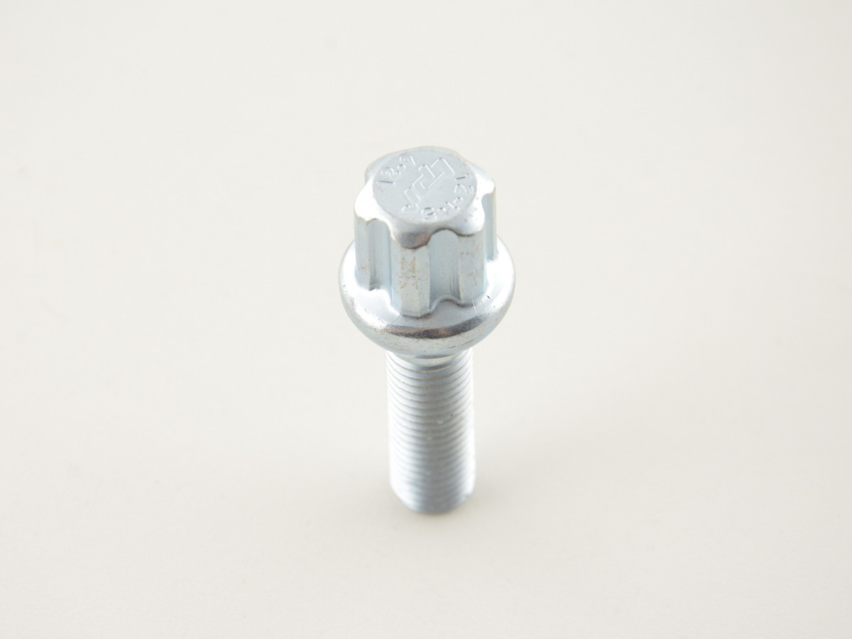 Radschrauben Set (10 Stk.) Schaftlänge 35mm Kugelbund silber M12x1,5 – Bild 7