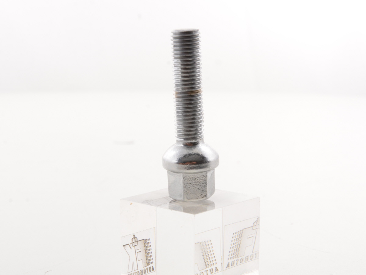 Radschrauben Set (8 Stk.) Schaftlänge 45mm Kugelbund chrom M12x1,5 – Bild 5