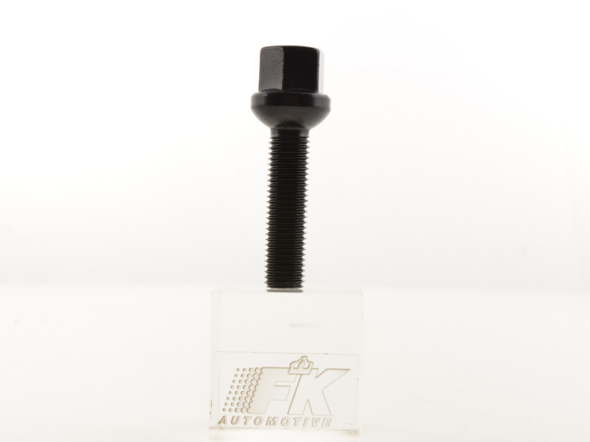 Radschrauben Set (8 Stk.) Schaftlänge 45mm Kugelbund schwarz M12x1,5 – Bild 6