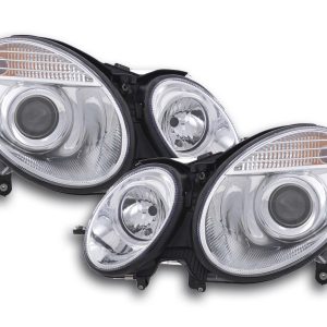 Scheinwerfer Set Mercedes E-Klasse Typ W211 02-06 chrom