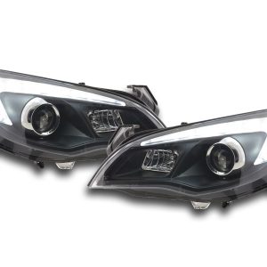 Scheinwerfer Set Opel Astra J 5-türig 2009-2012 schwarz