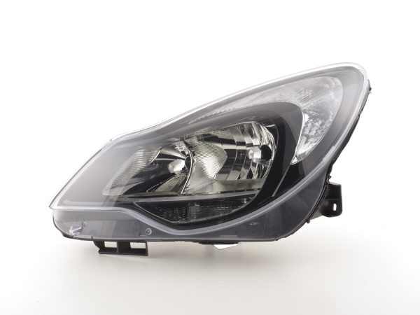 Verschleißteile Scheinwerfer links Opel Corsa D  ab 2011 schwarz