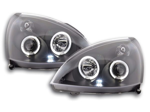 Scheinwerfer Set Renault Clio 2 3/4/5-trg  01-04 schwarz