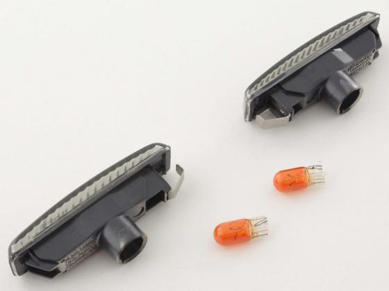 Seitenblinker Blinker Set BMW 5er E39, schwarz – Bild 5