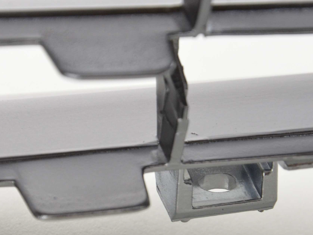 Sportgrill Frontgrill Grill Honda Civic 3-/4-trg. 95-96 schwarz/chrom – Bild 6