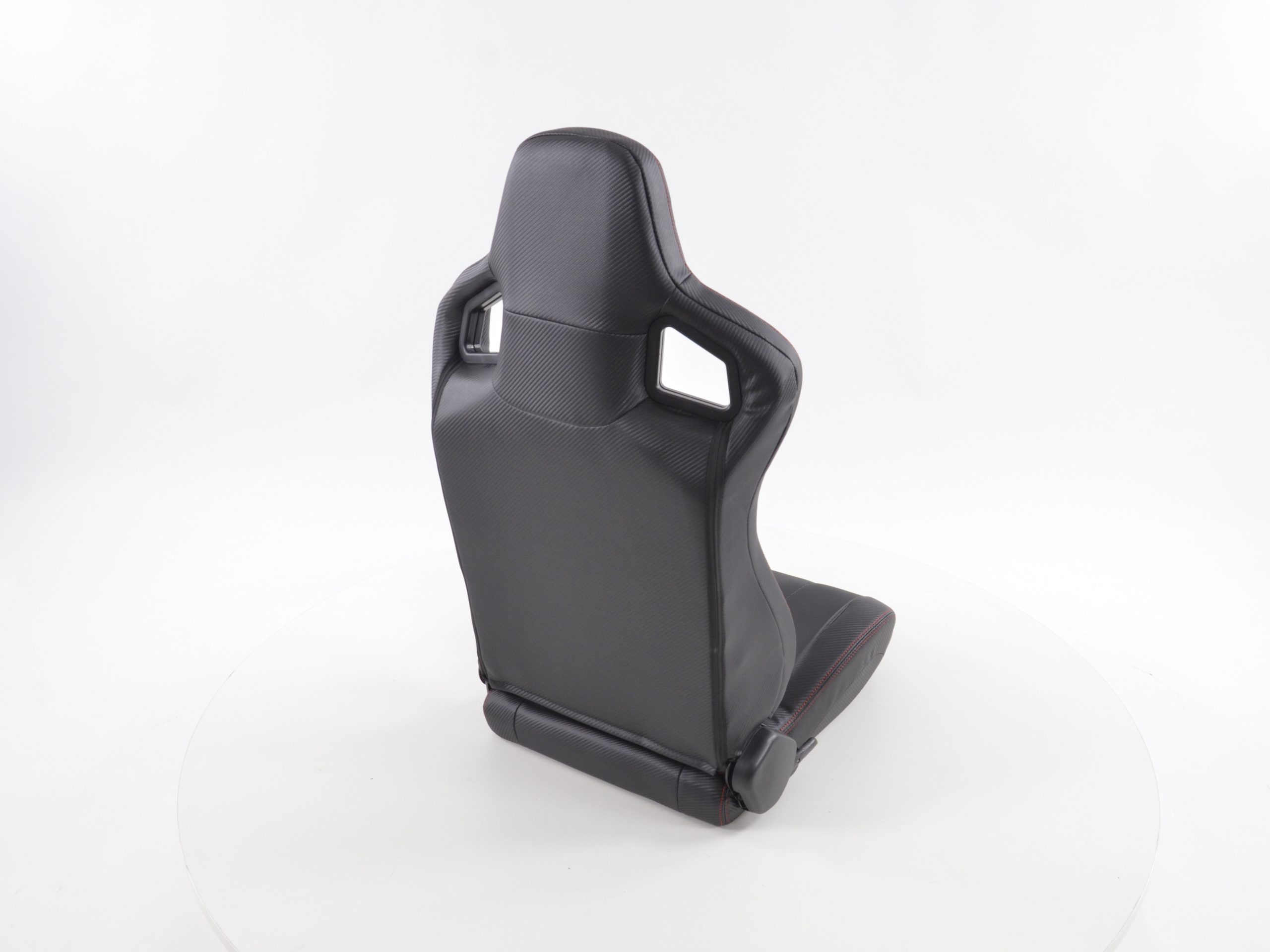 FK Sportsitze Auto Halbschalensitze Set Carbon-Optik Kunstleder schwarz