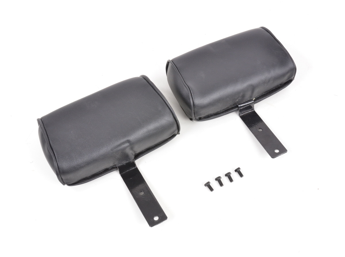 FK Oldtimersitze Auto Vollschalensitze Set Classic 1 Kunstleder schwarz mit Kopfstütze inkl. Laufschienen – Bild 6