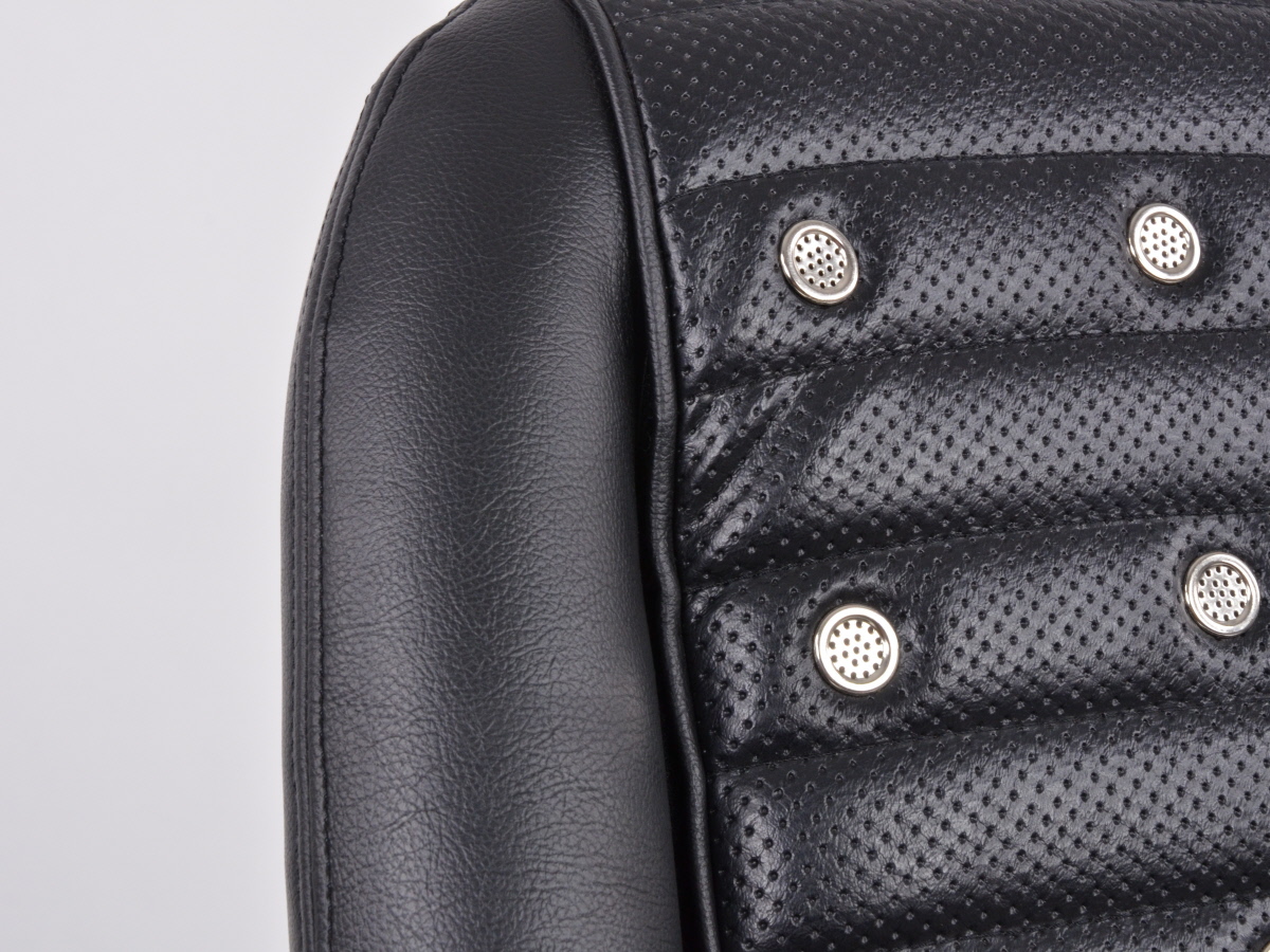 FK Oldtimersitze Auto Vollschalensitze Set Classic 1 Kunstleder schwarz ohne Kopfstütze inkl. Laufschienen – Bild 5