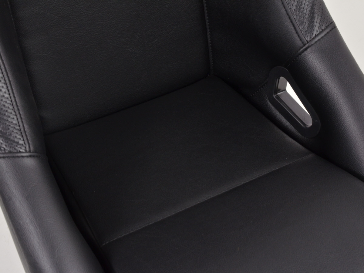 FK Sportsitze Auto Vollschalensitze Set Club Kunstleder schwarz – Bild 4