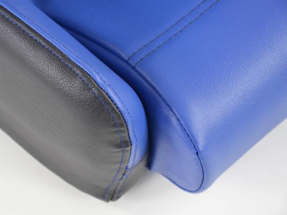 FK Sportsitze Auto Halbschalensitze Set Edition 1 Kunstleder blau/schwarz – Bild 5
