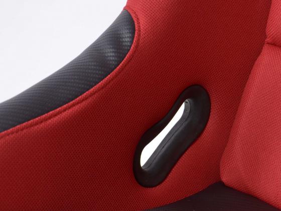 FK Sportsitze Auto Vollschalensitze Set Edition 2 Stoff rot – Bild 6