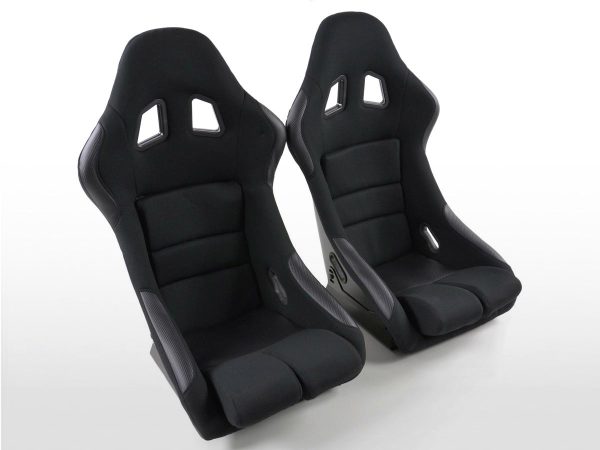 FK Sportsitze Auto Vollschalensitze Set Edition 2 Stoff schwarz