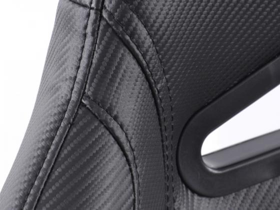 FK Sportsitze Auto Halbschalensitze Set Racing in Motorsport-Optik – Bild 4