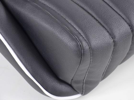 FK Oldtimersitze Auto Vollschalensitze Set Montgomery im Retro-Look schwarz/weiß – Bild 6