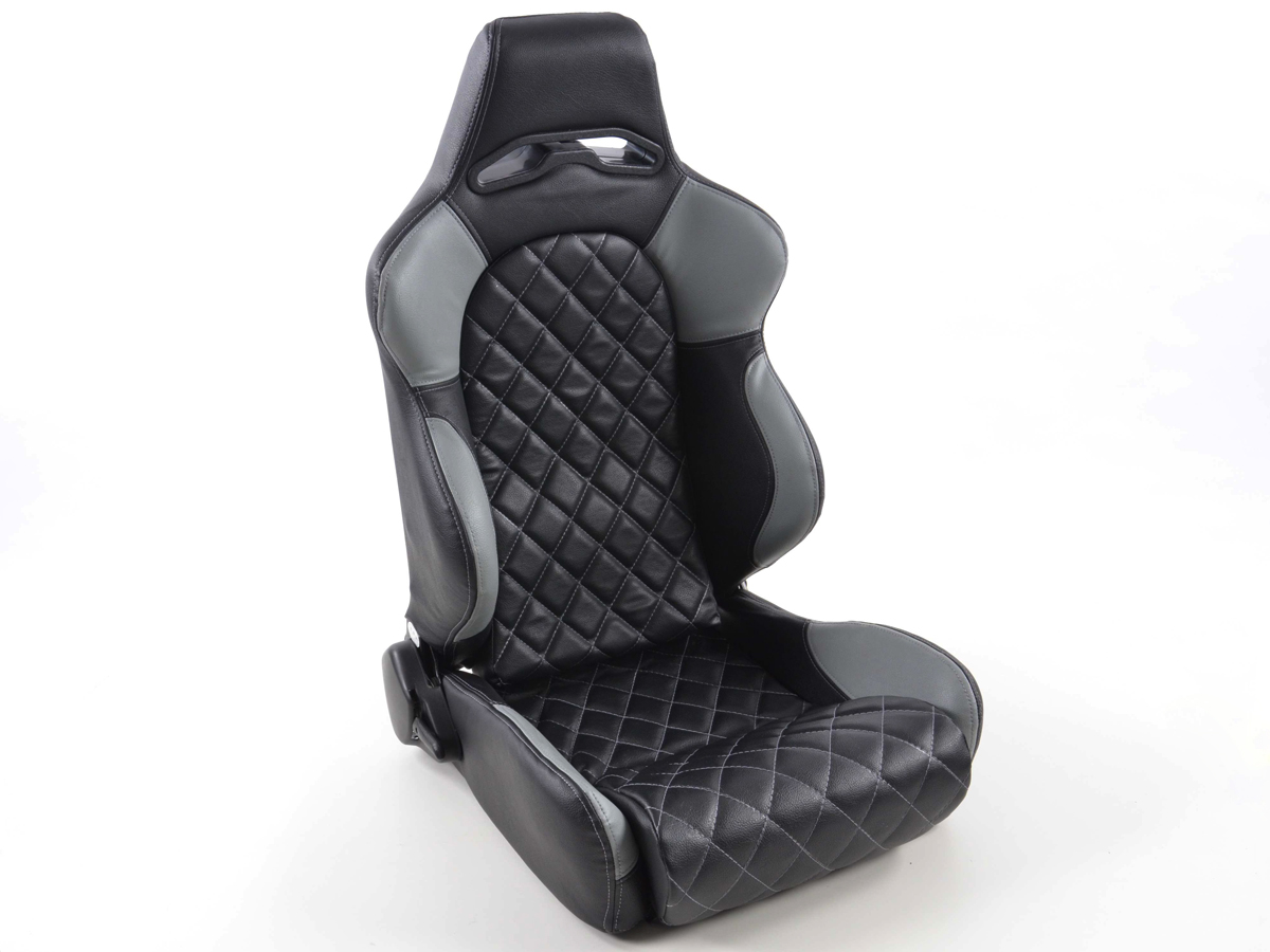 FK Sportsitze Auto Halbschalensitze Set Las Vegas in Motorsport-Optik mit Steppung