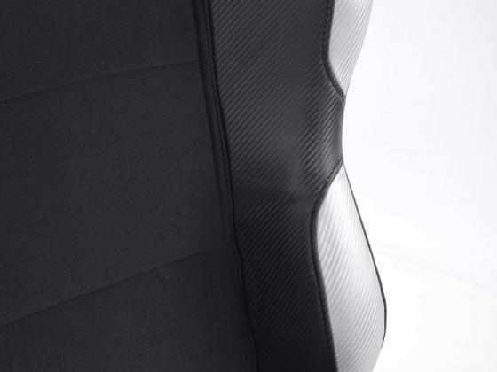 FK Sportsitze Auto Halbschalensitze Set Spacelook Carbon in Motorsport-Optik – Bild 5