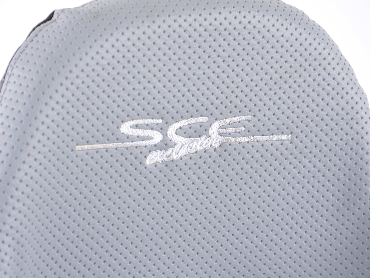 FK Sportsitze Auto Halbschalensitze Set SCE-Sportive 2 Kunstleder grau/schwarz – Bild 4